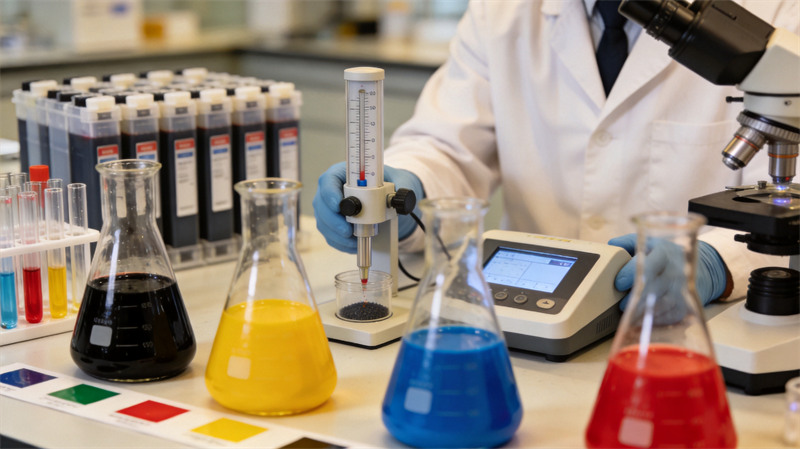 Custom ink formulation laboratory